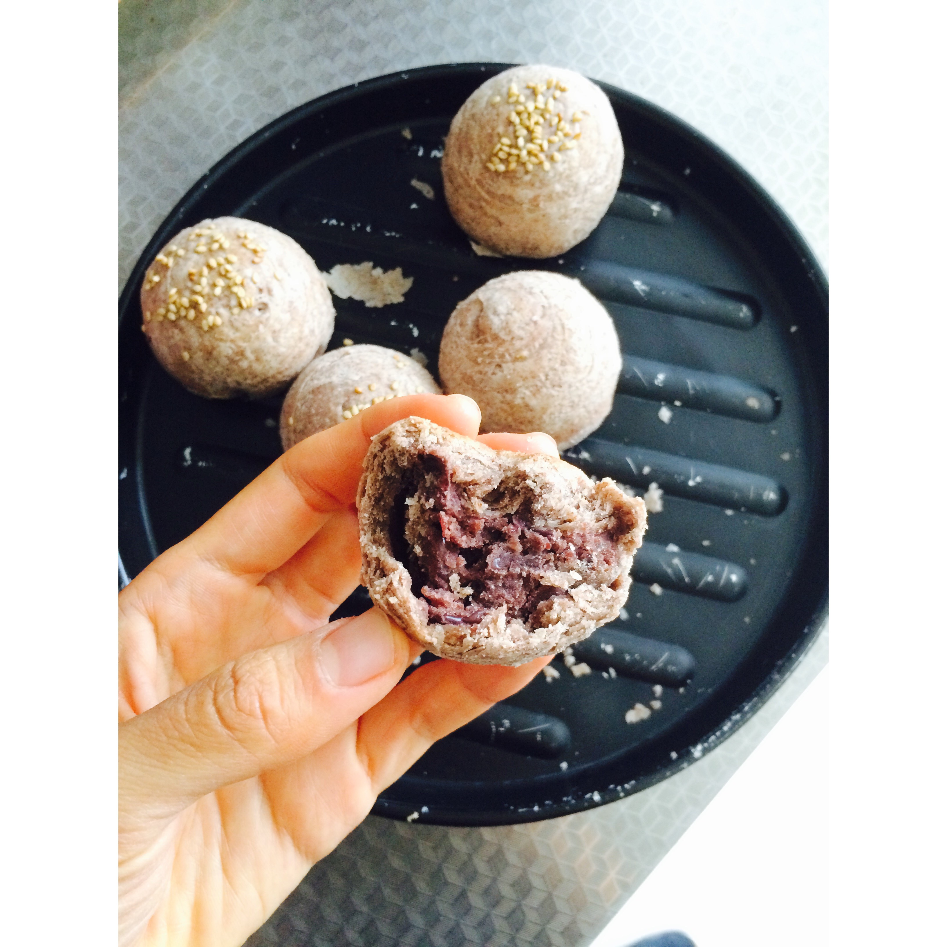 红豆酥饼（附油酥不测漏的办法）