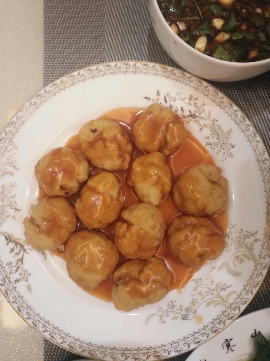 茄汁鱼丸