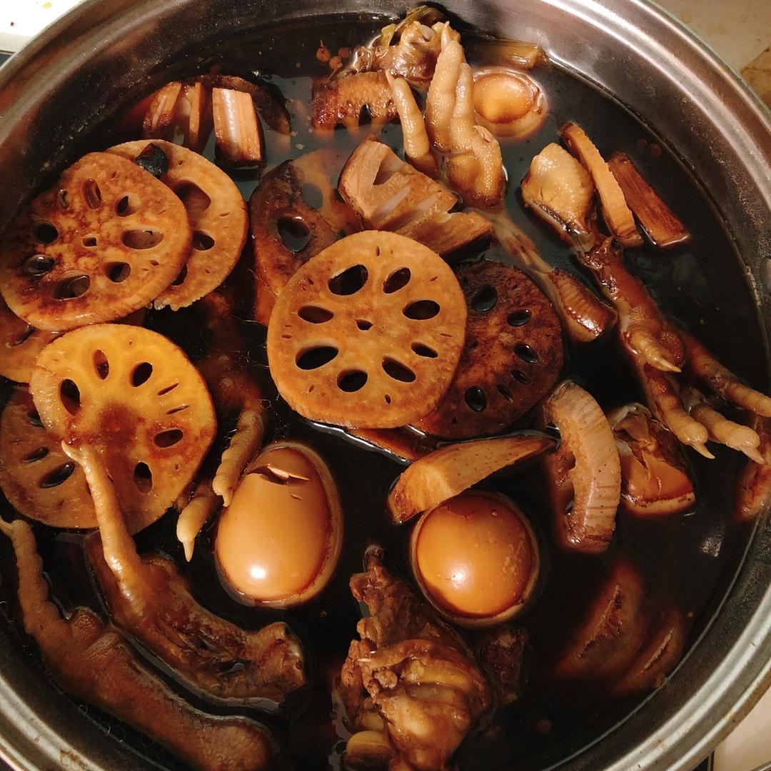 传统家乡卤味（卤五花肉、鸡爪、鸭胗等）