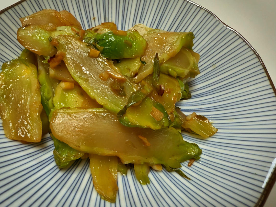 清炒儿菜（清香翠绿超好吃）