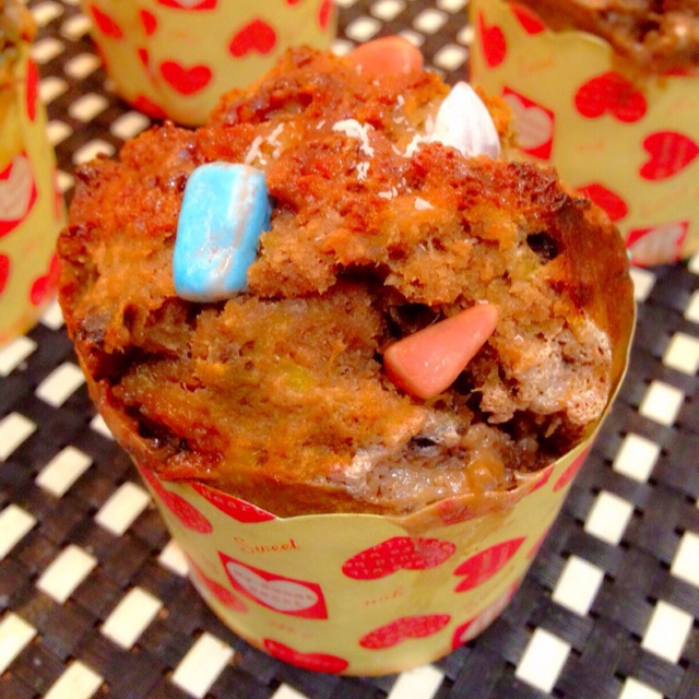 红糖全麦香蕉马芬