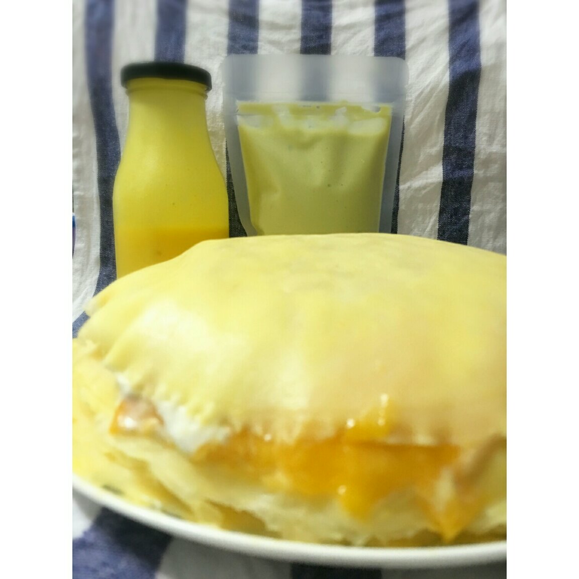 芒果千层蛋糕，100%成功告别煎皮无能