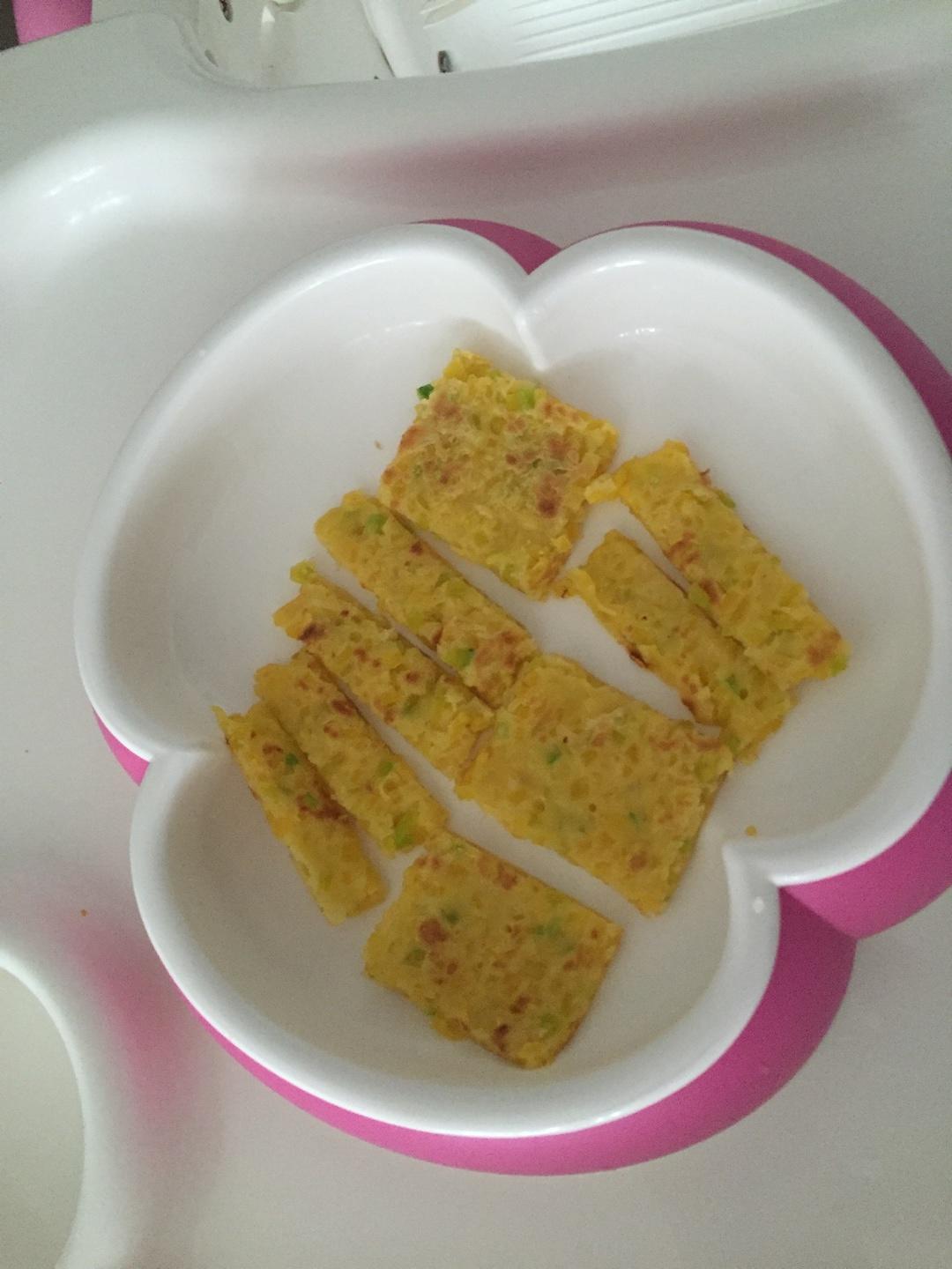 婴儿辅食南瓜鸡蛋饼的做法