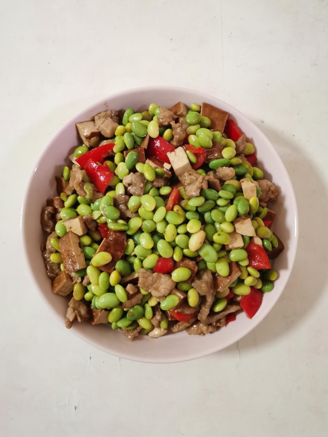 下饭家常菜‼️ 毛豆香干炒肉