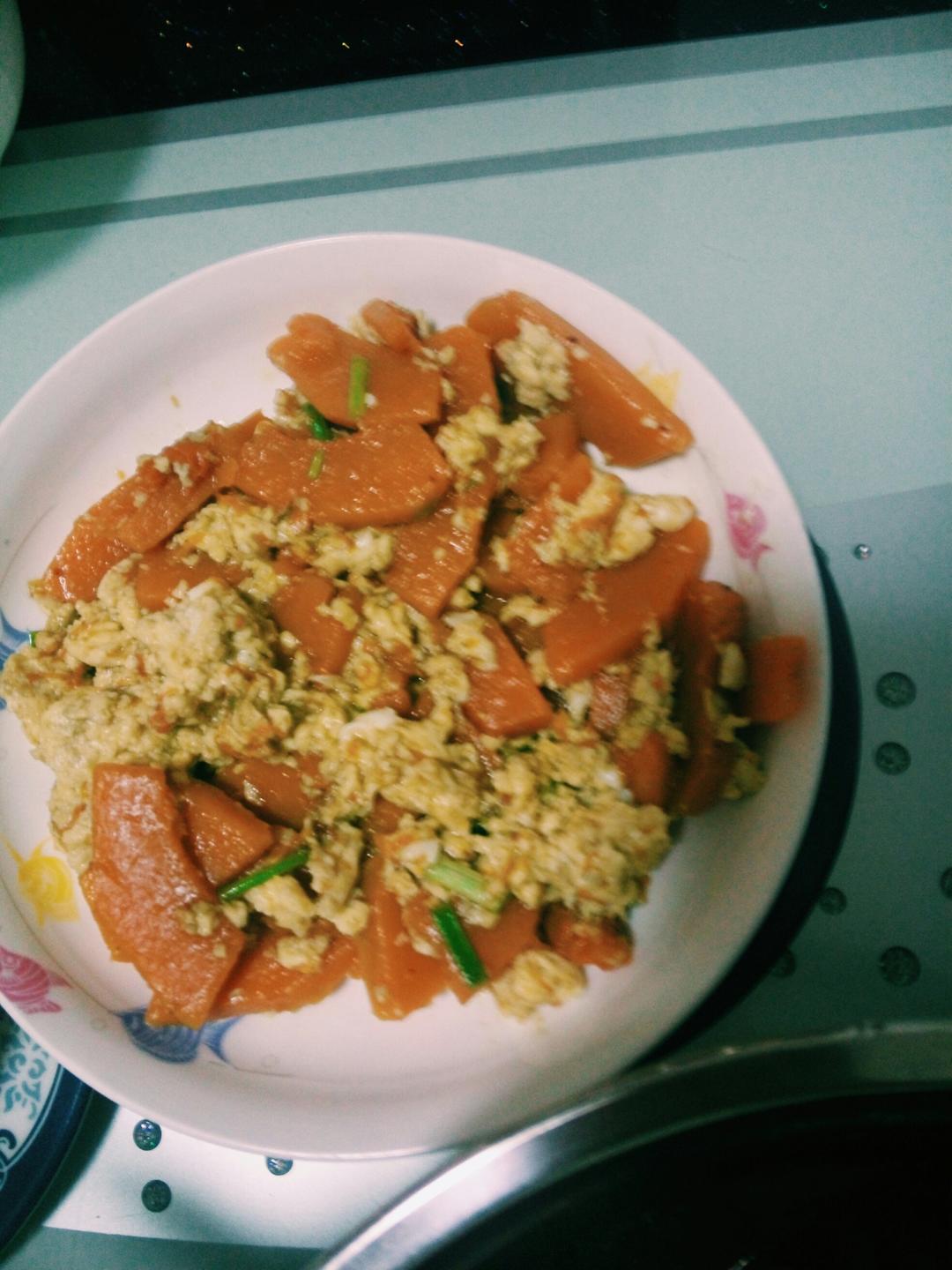 南瓜炒蛋