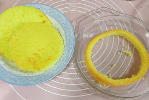 枺翠绿奶酪蛋糕           (枺茶雪糕蛋糕的味道)的做法 步骤9