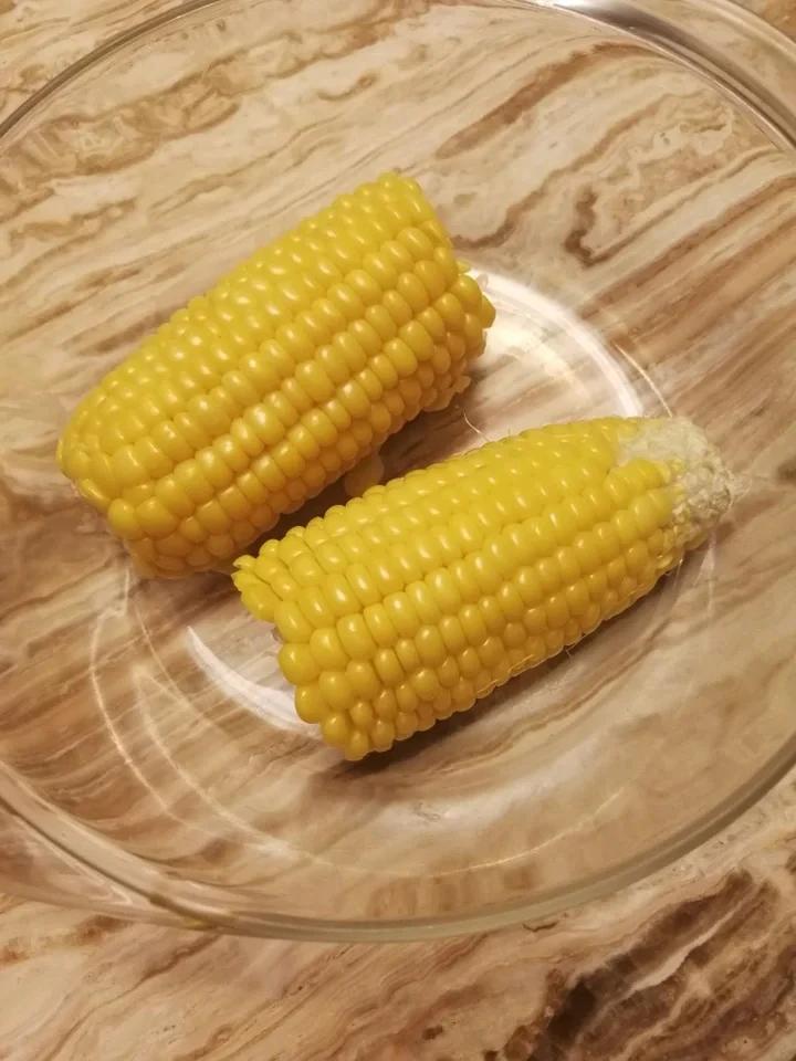 懒人微波炉烤玉米