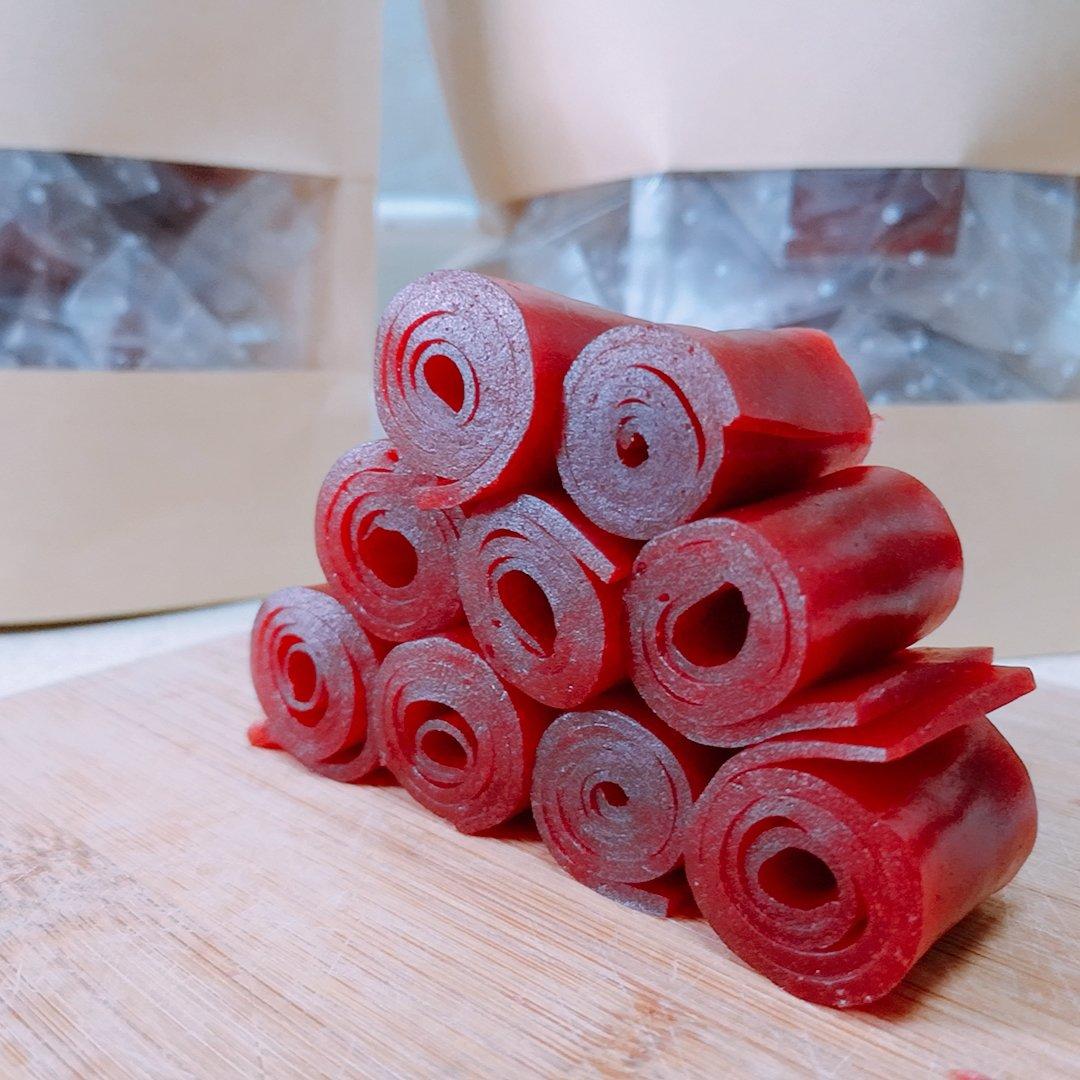 山楂卷果丹皮(附加苹果果丹皮制作方法)