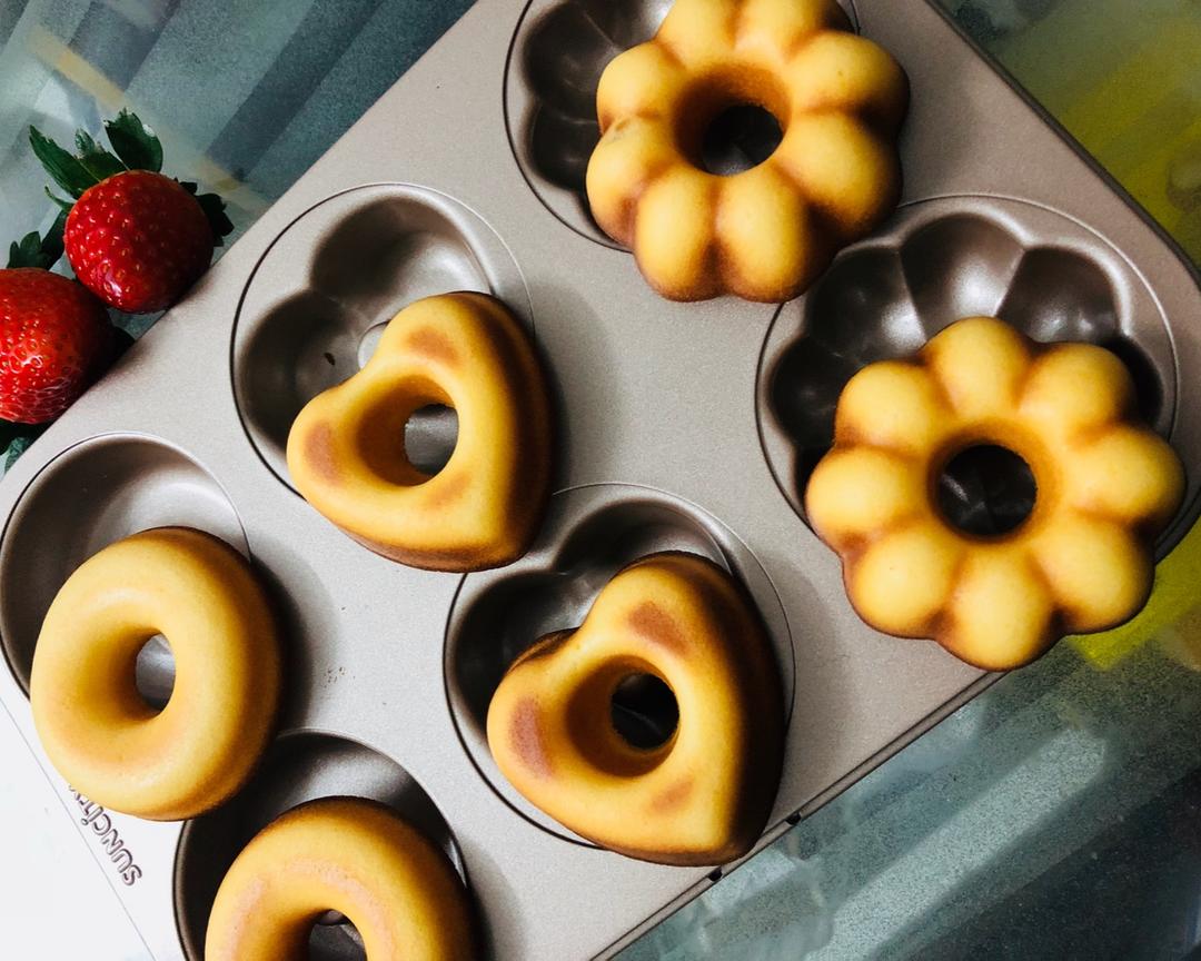 无黄油无泡打粉甜甜圈