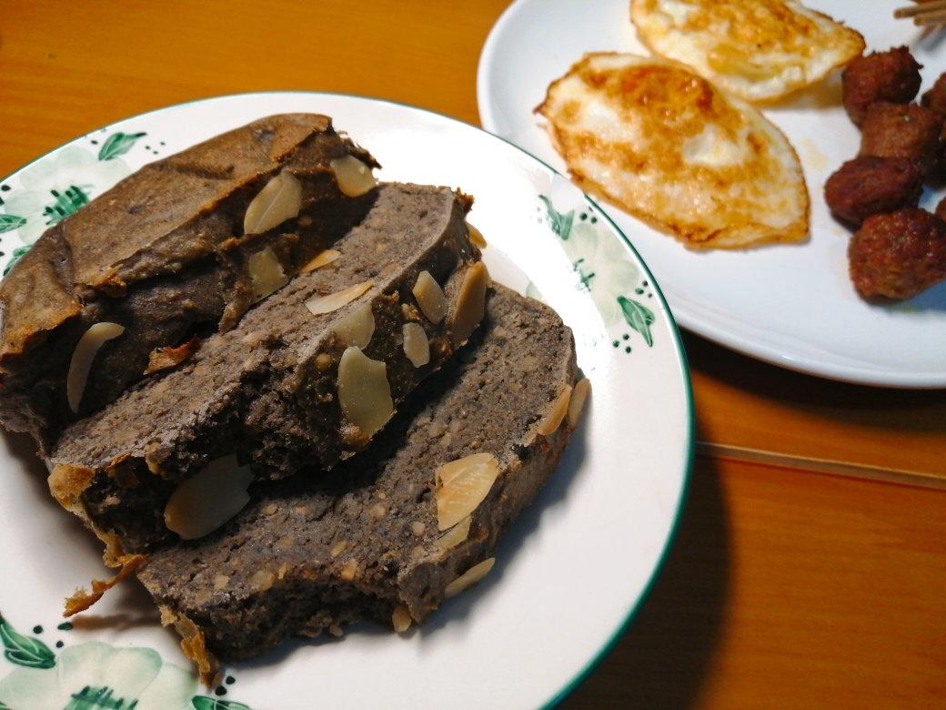黑芝麻胖胖糕（磅蛋糕）