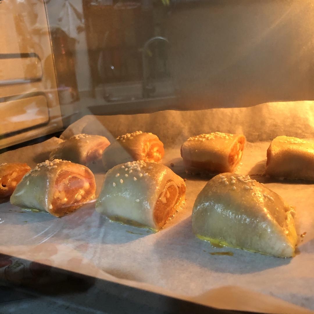 超简单的紫薯酥（手抓饼版）