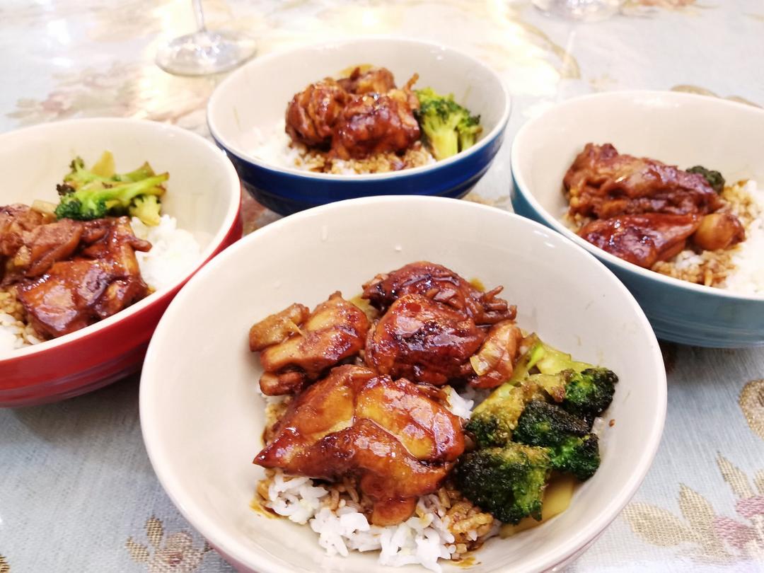照烧鸡腿饭