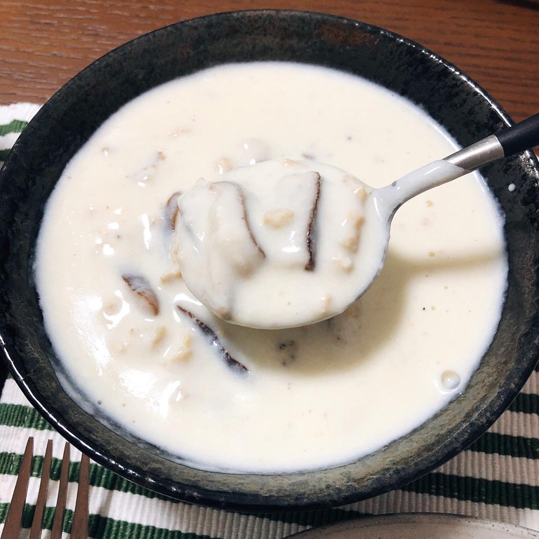 奶油蘑菇汤 一人份牛奶版