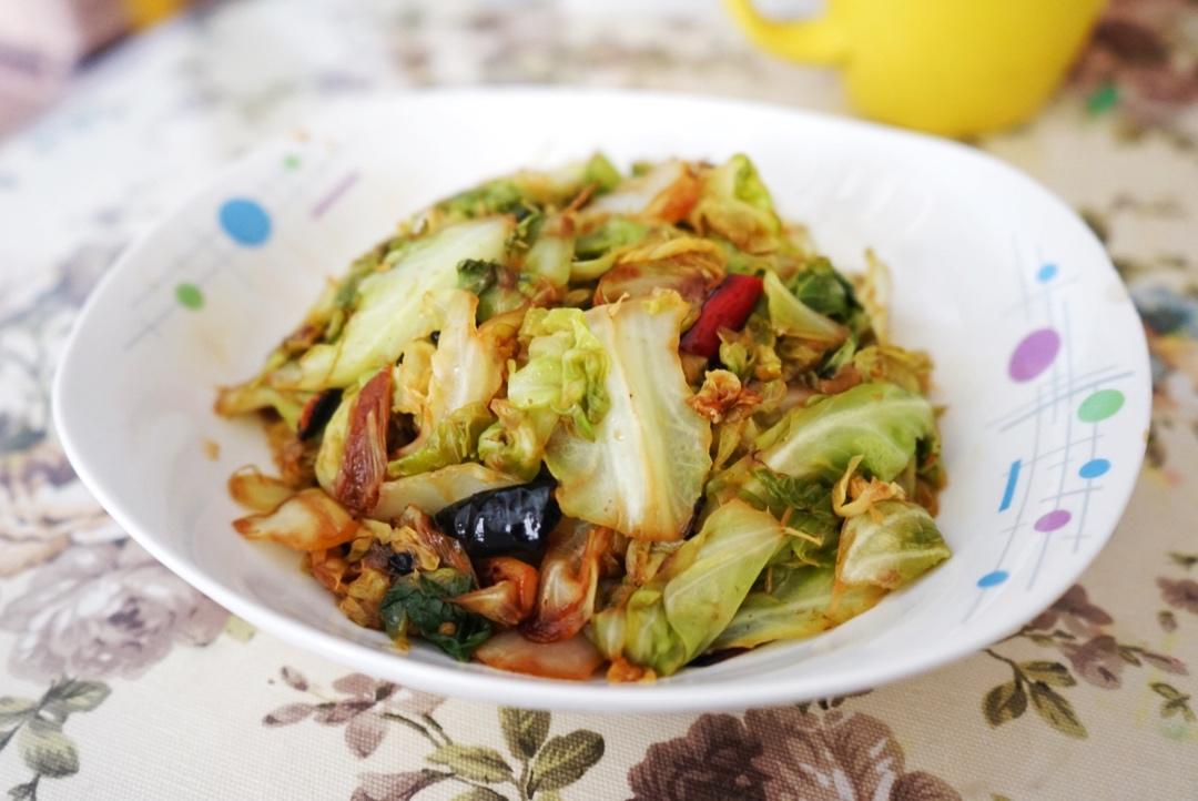 在家炒出街头小馆风味的炝炒圆白菜