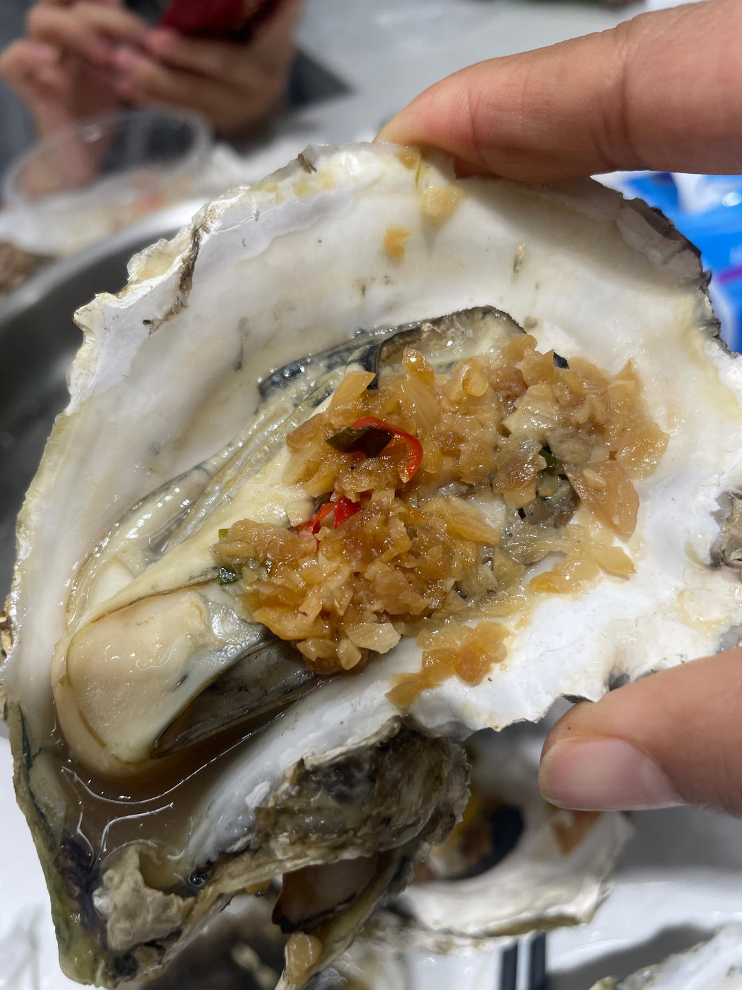 超简单～蒸蒜蓉生蚝