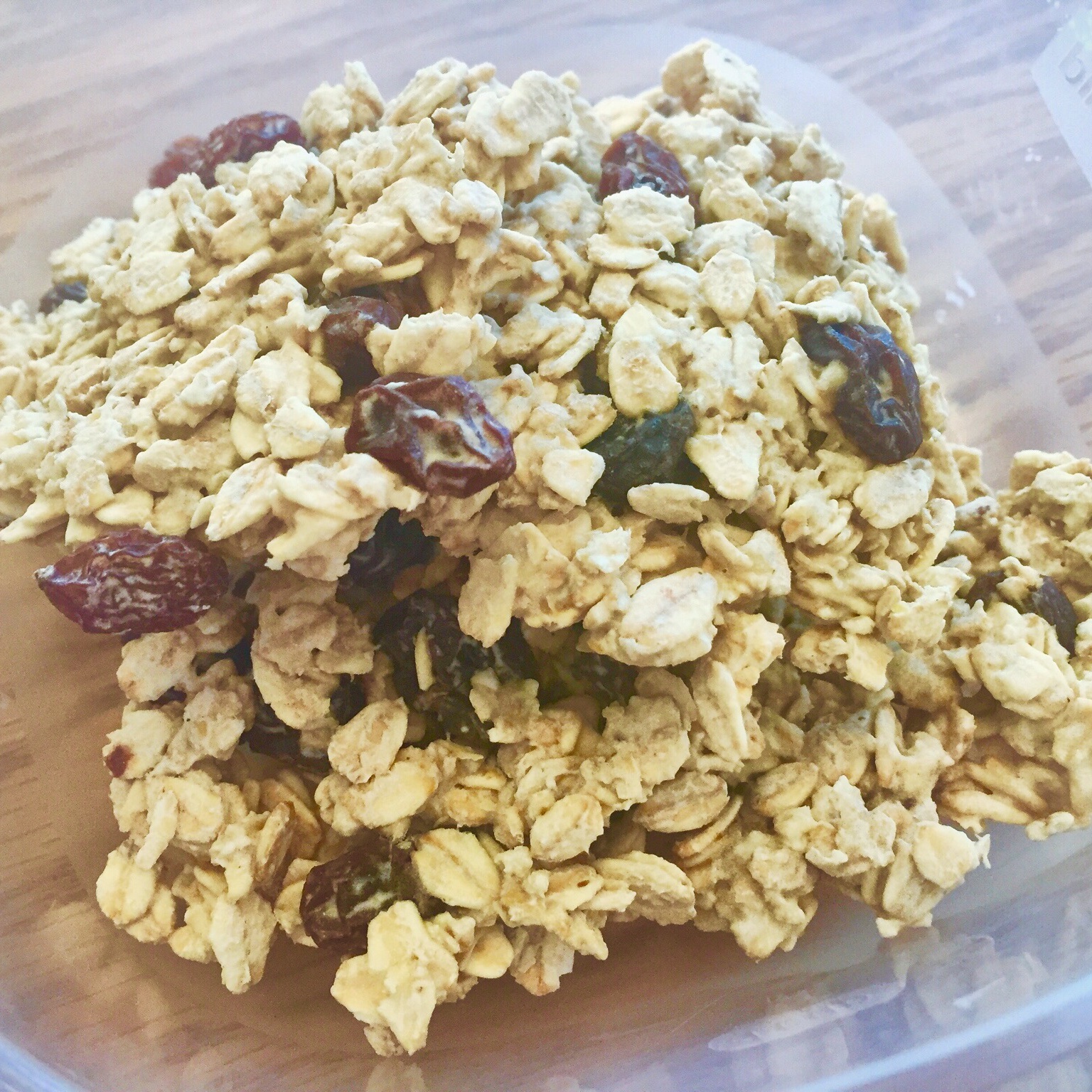 葡萄干燕麦饼（无油脂）