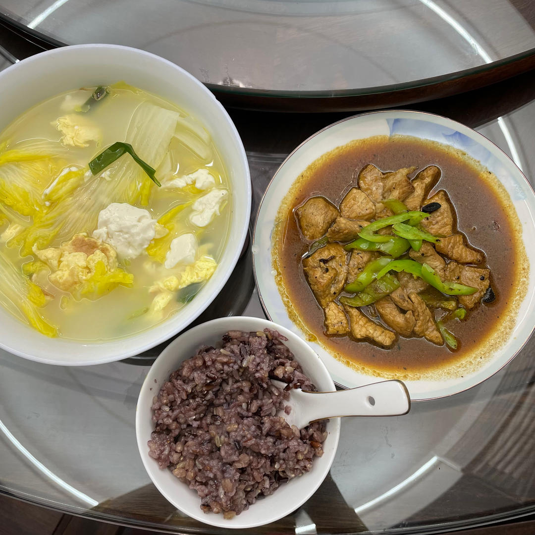 白菜豆腐汤