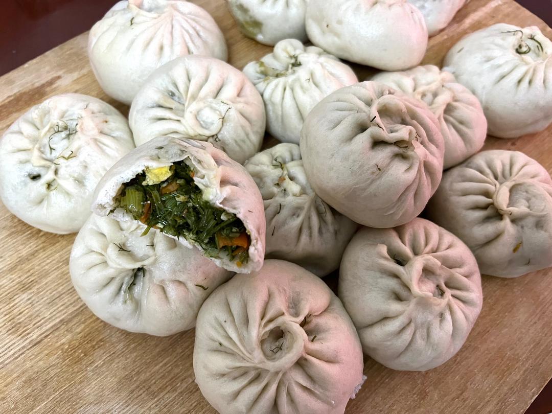 茴香馅儿素包子的做法