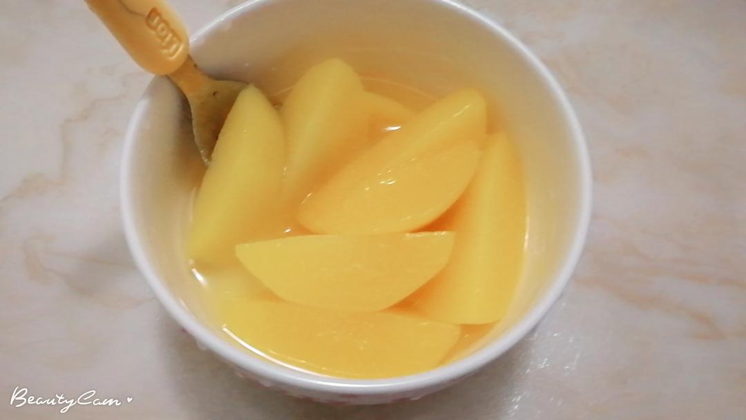 黄桃罐头的做法