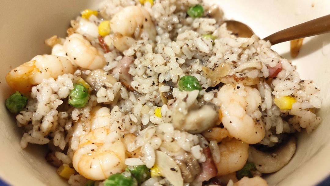 黑松露蘑菇饭