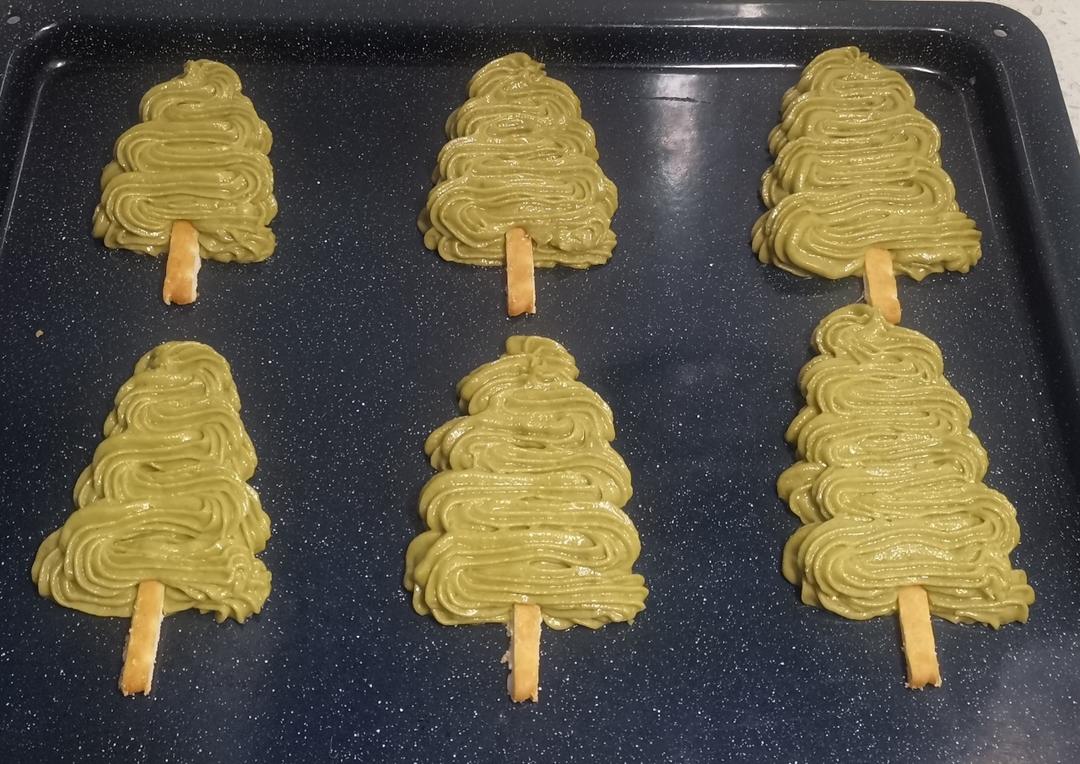 好看又好吃的圣诞树饼干