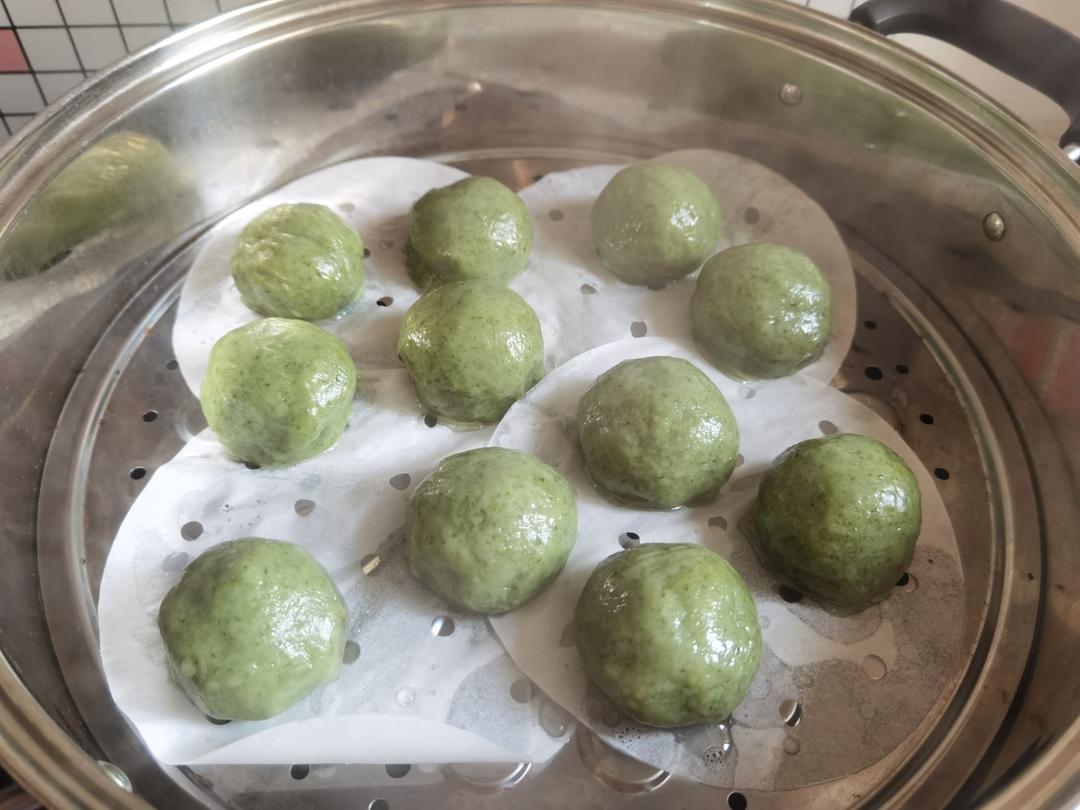 青团 | 咸蛋黄肉松馅