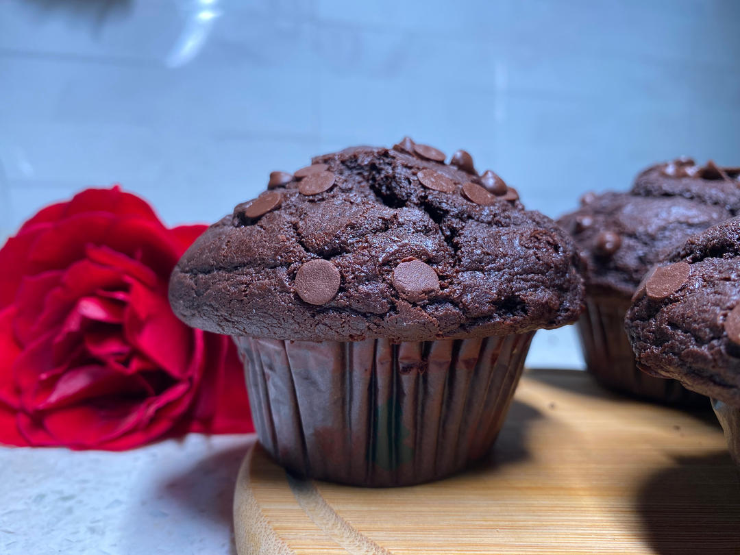 在家做巧克力蘑菇头麦芬蛋糕🍫