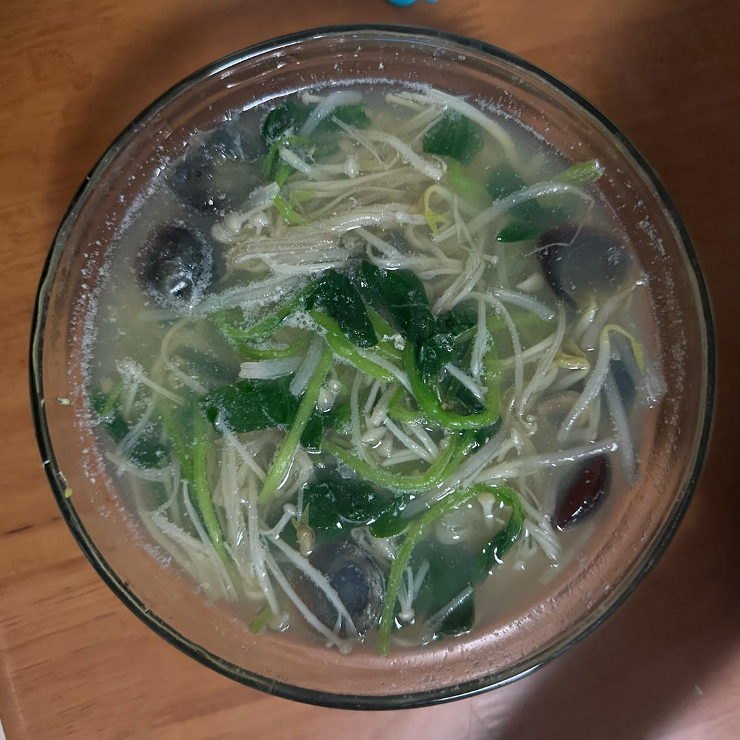鲜掉眉毛的超快手素食上汤鸡毛菜
