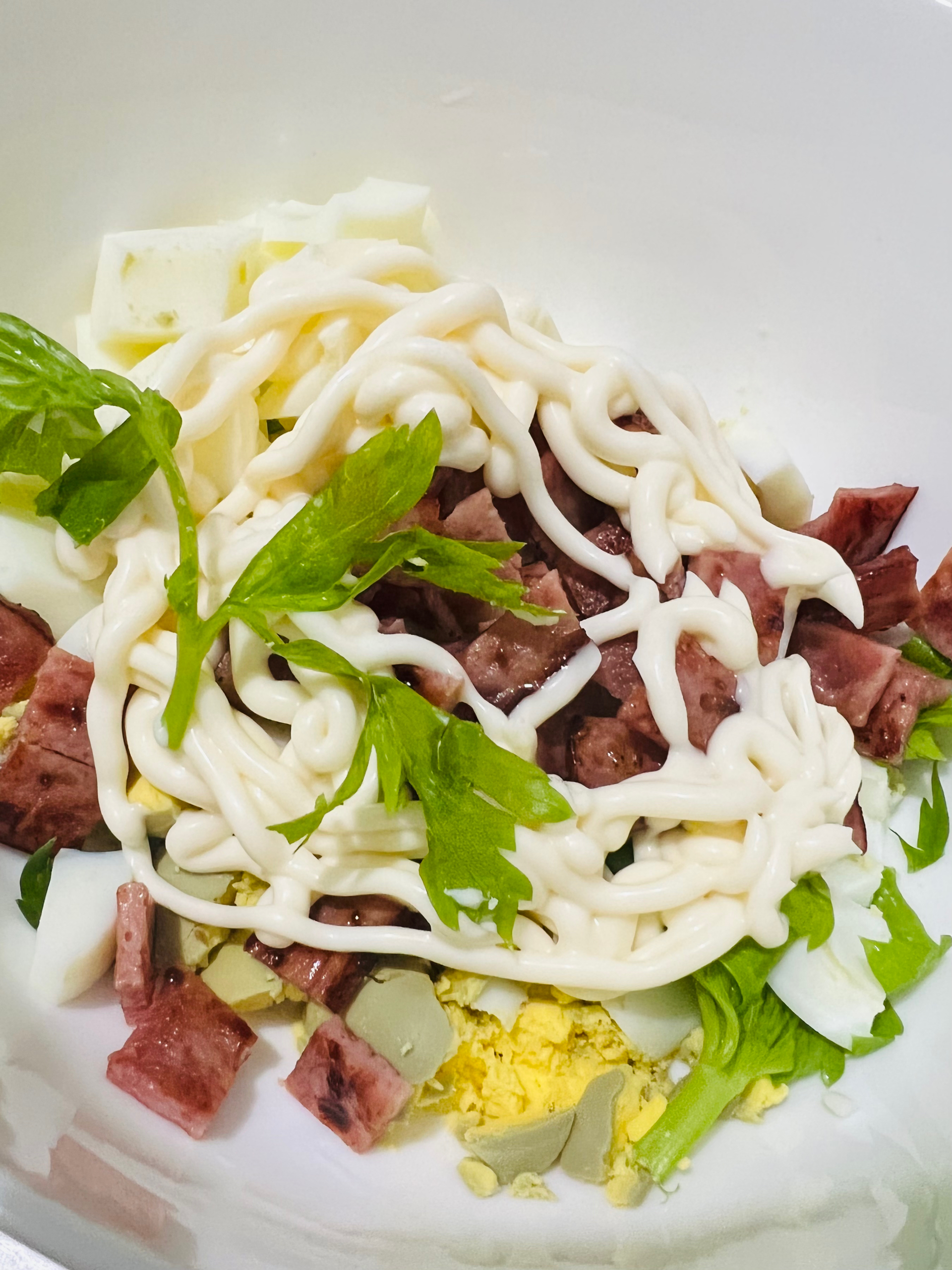 日式土豆鸡蛋沙拉🥗减肥减脂蔬菜沙拉🥗