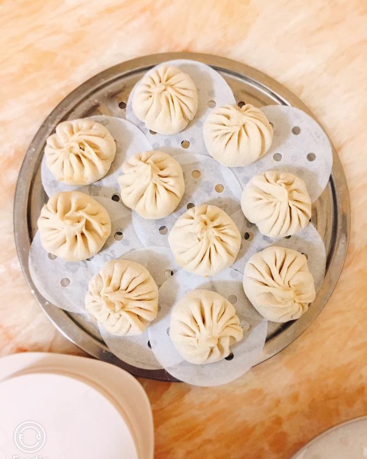 快速制作美味大肉包子（一次性发酵）