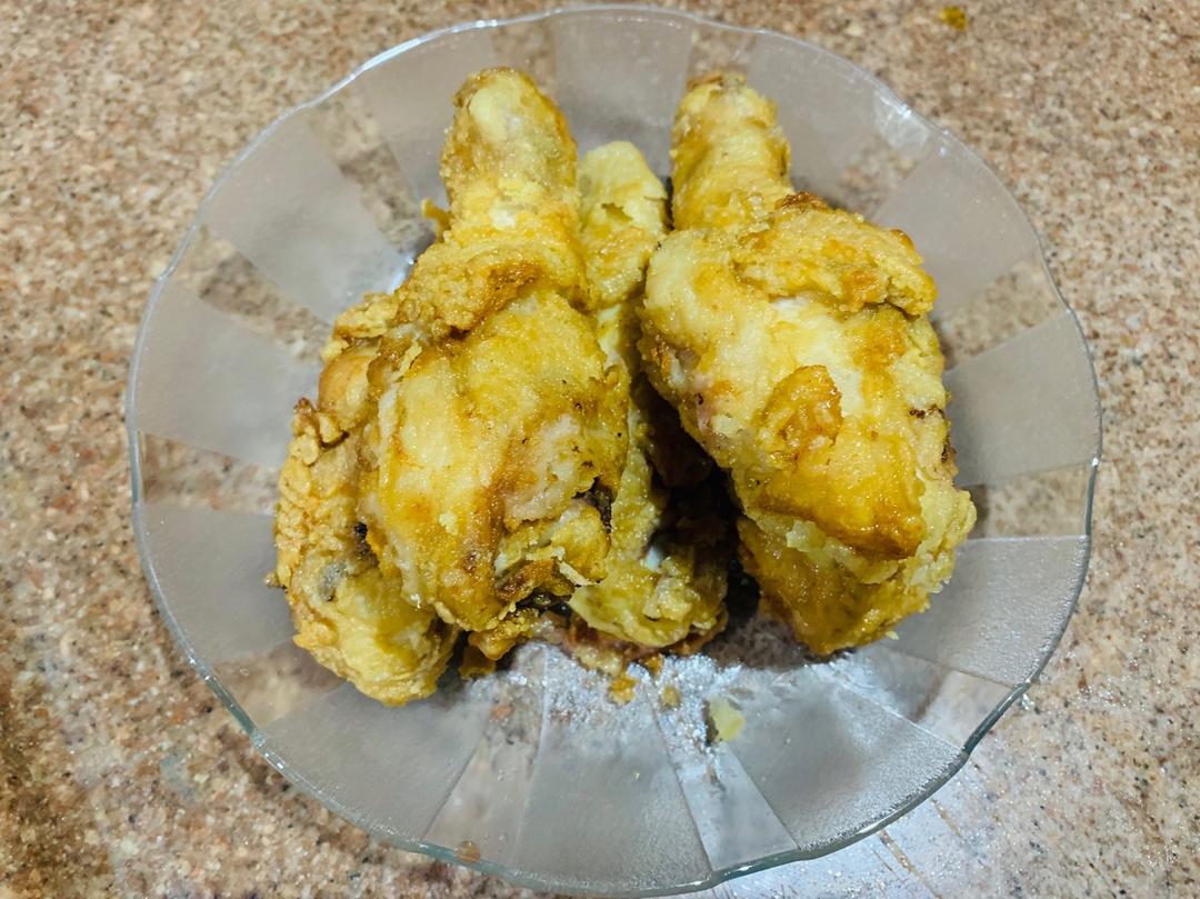 不用炸鸡粉也可以炸出酥脆炸鸡腿