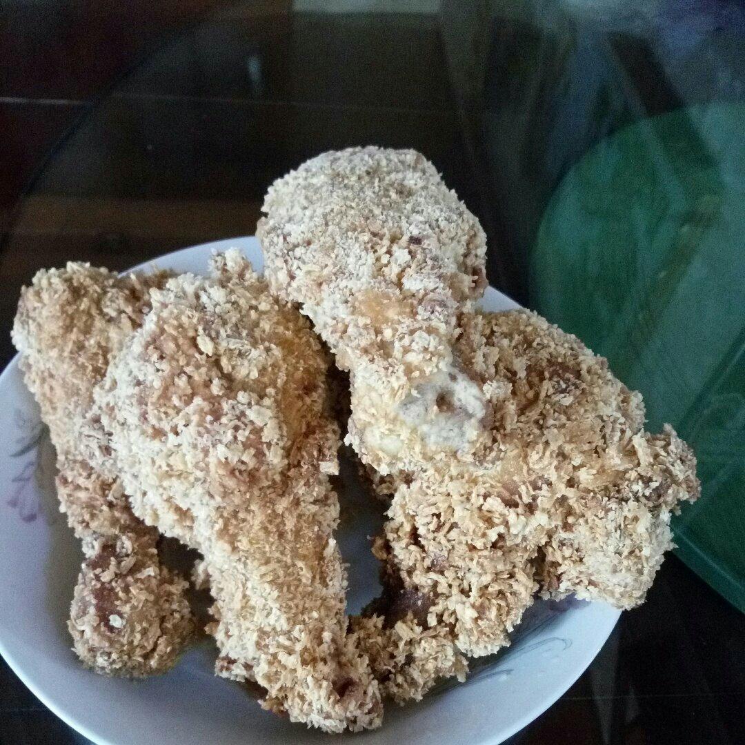 手机用户5974_43lm做的面包糠炸鸡腿(可以和肯德基相媲美的炸鸡腿)