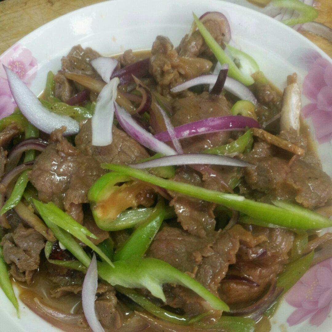 杭椒牛柳黑椒牛柳 终于找到炒出嫩牛肉的办法了 肉片肉丝都适用