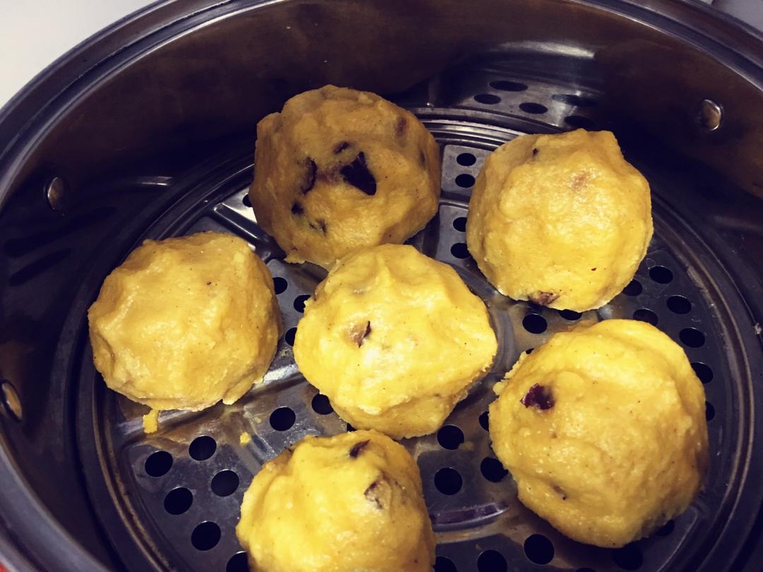 红枣玉米面窝窝头
