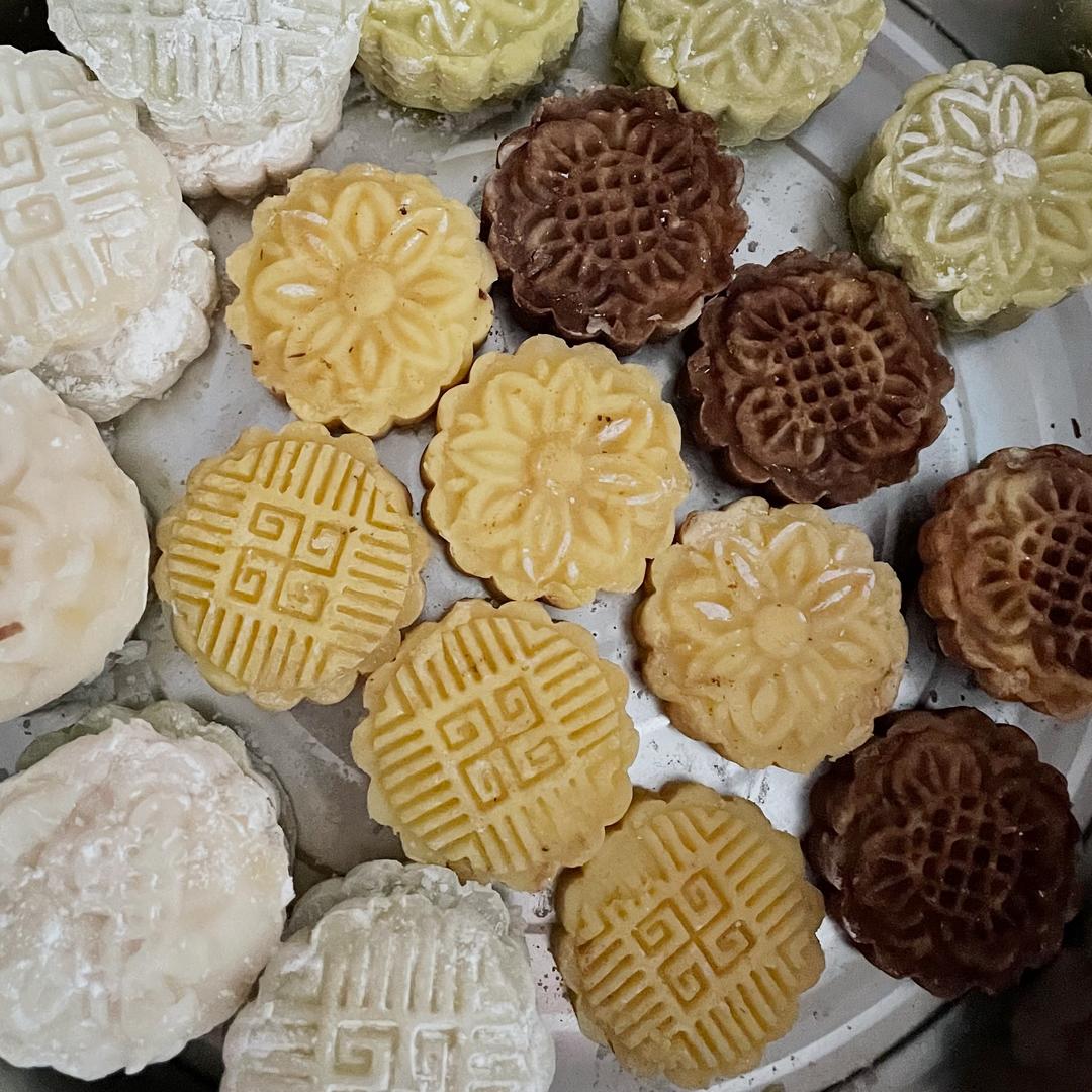 无油低糖绿豆糕or冰皮绿豆糕