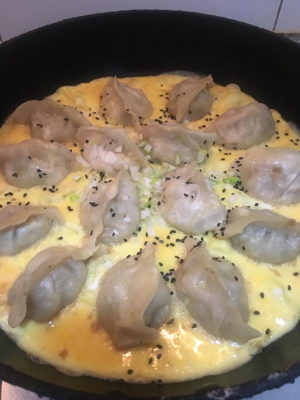 懒人快手抱蛋煎饺