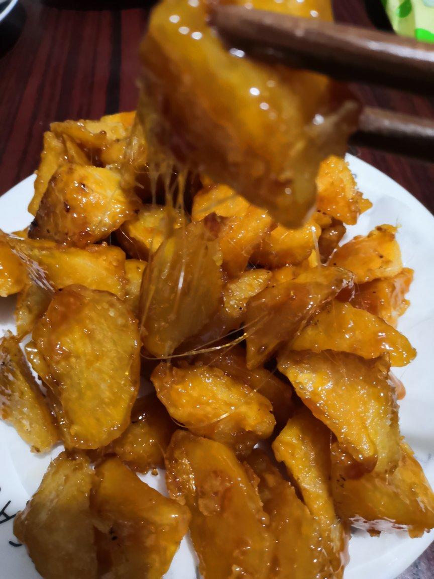 🔥从来没失败过的拔丝地瓜（看不到地瓜块儿的拔丝地瓜）🔥