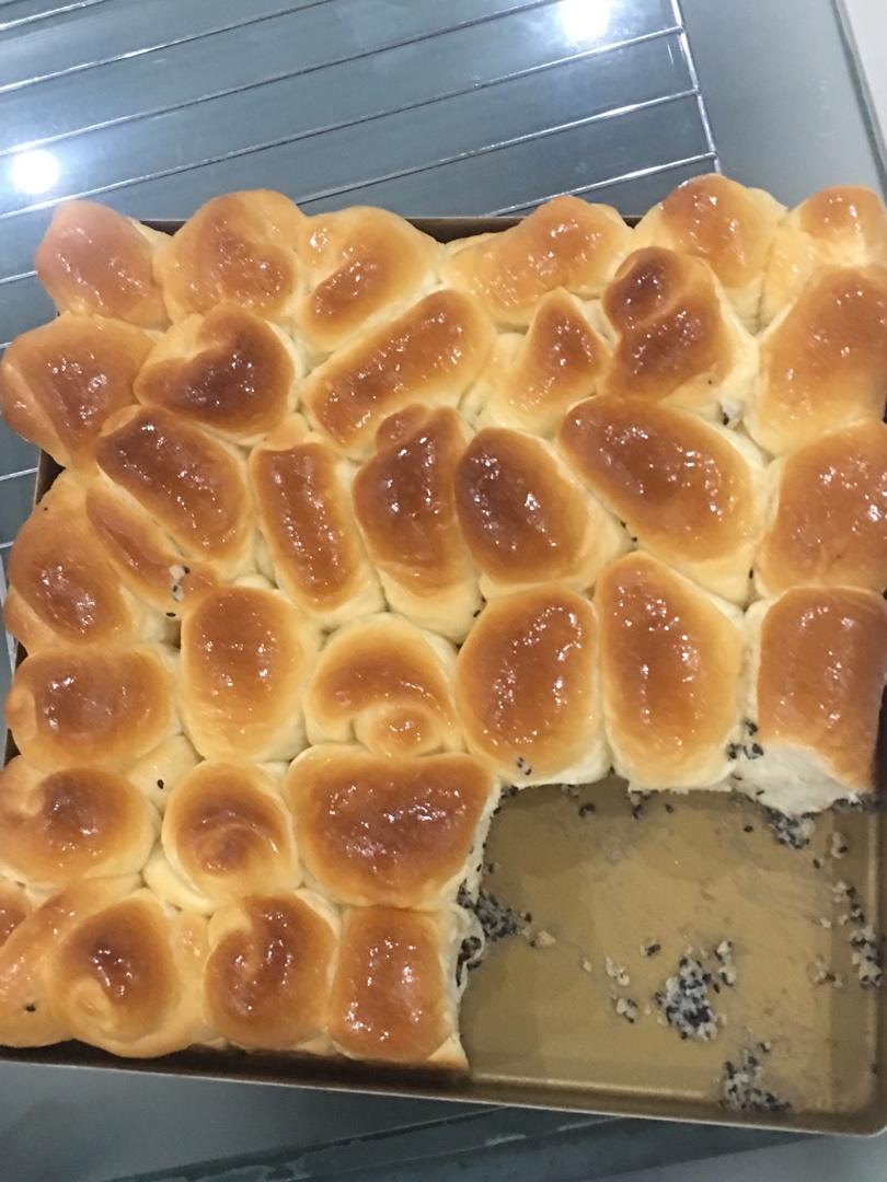 中种法蜂蜜面包---定制烤盘版本
