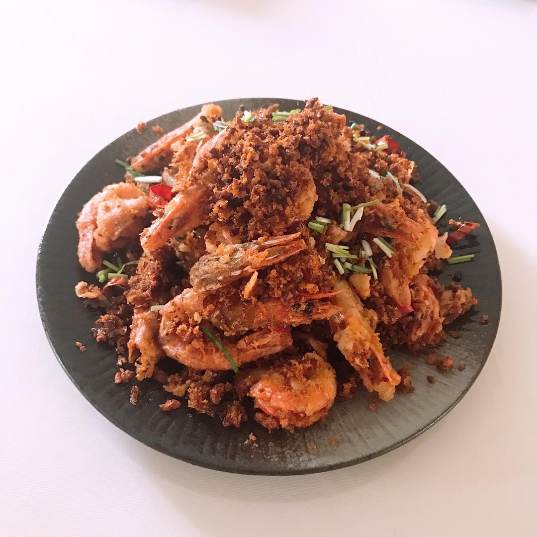 避风塘炒虾