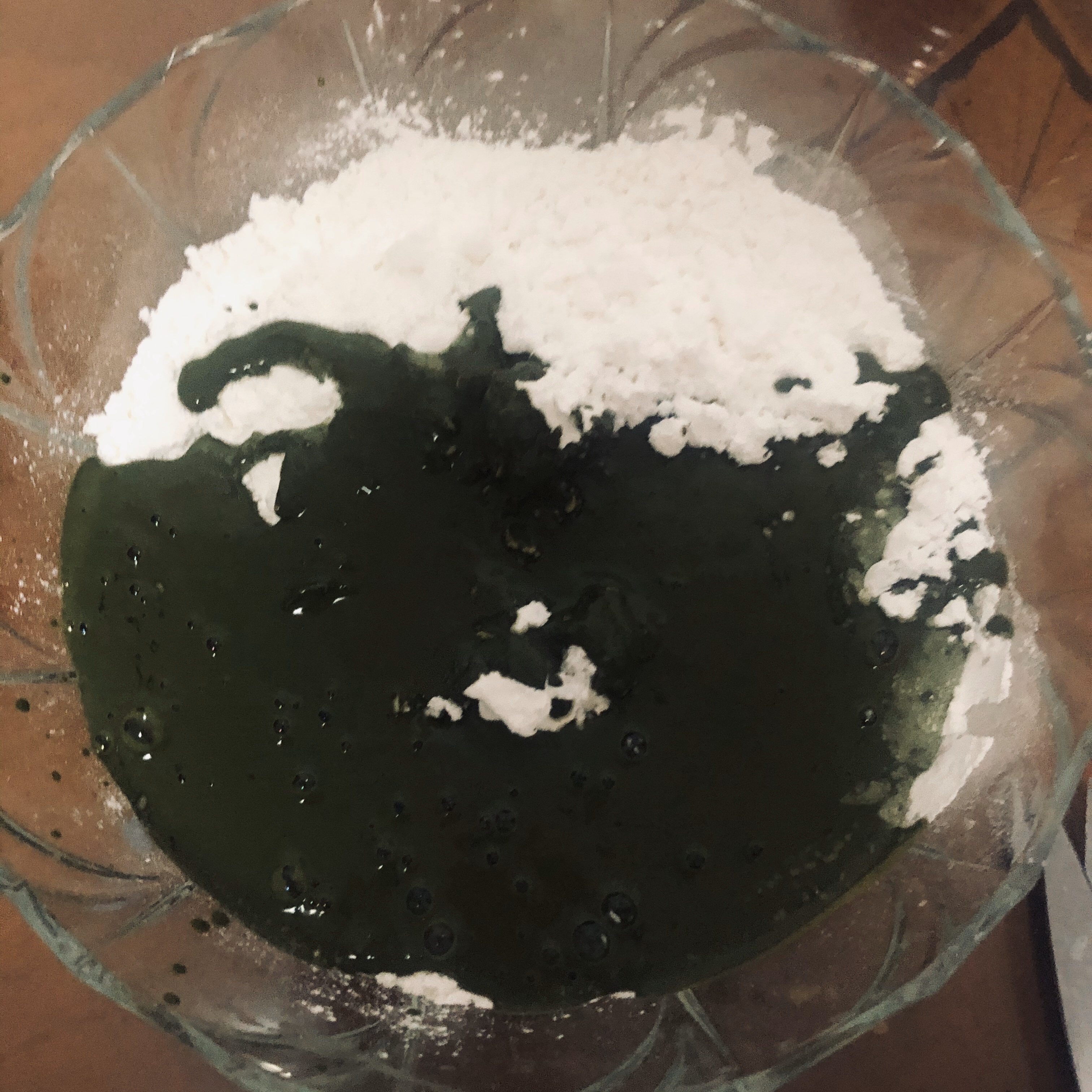 杏仁抹茶红豆糯米糍🍃的做法 步骤2