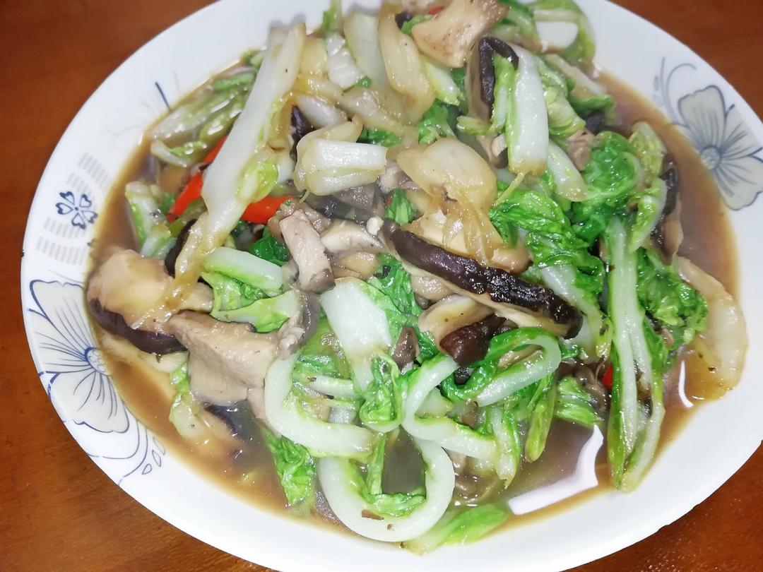 香菇烩大白菜