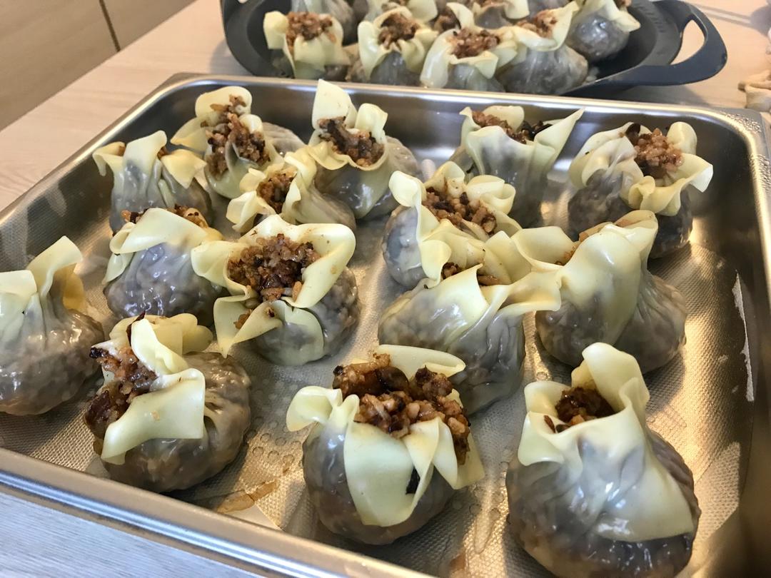 简易糯米烧卖（附烧卖包法）