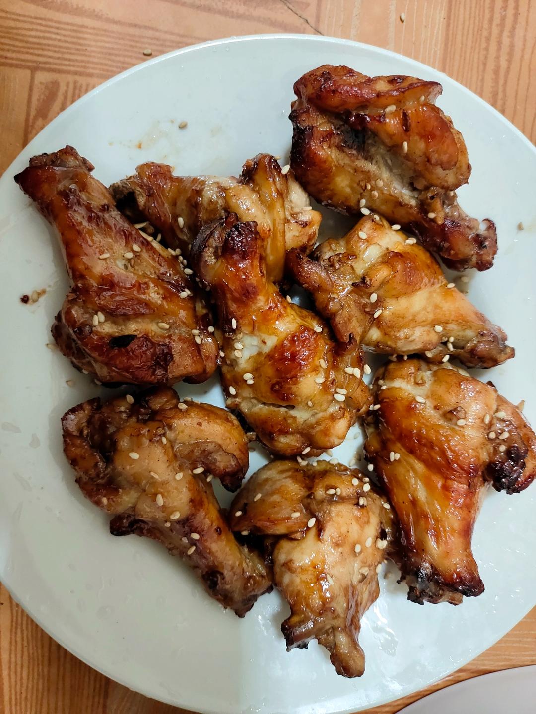 蒜香鸡翅～空气炸锅版