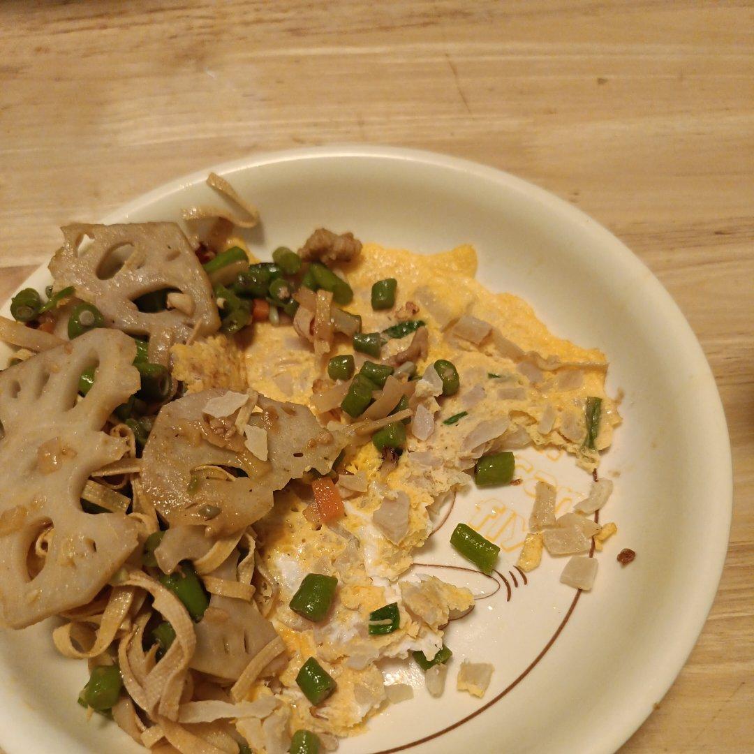 潮汕菜脯（萝卜干）煎鸡蛋