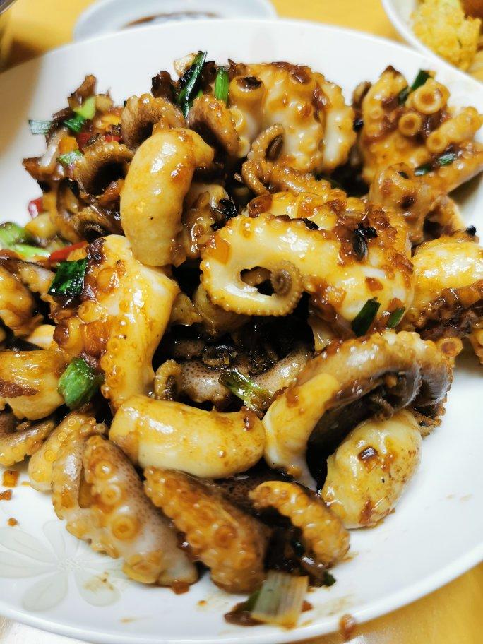 蒜蓉酱爆八爪(超简)