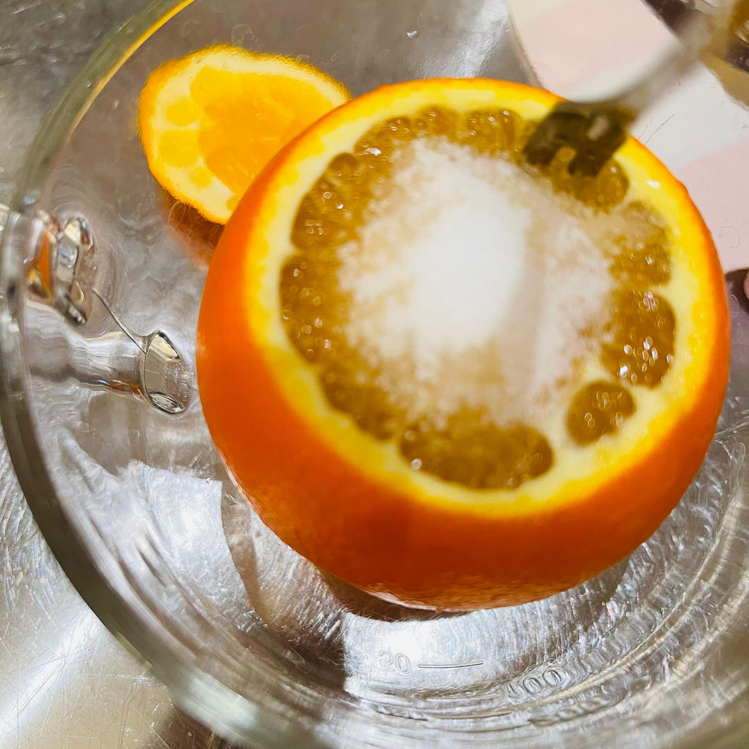 秋冬必备❤️止咳化痰蒸橙子🍊的做法 步骤4