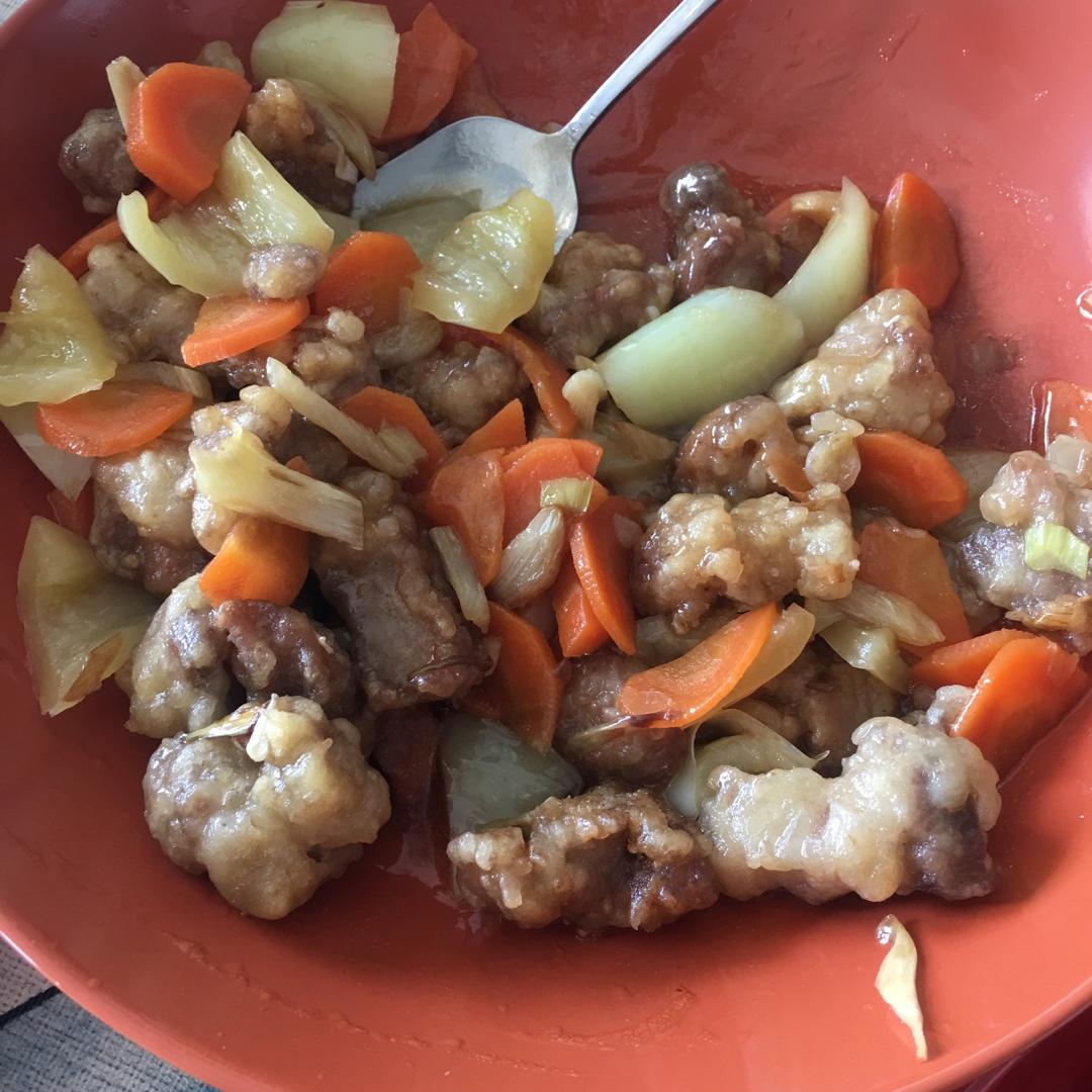 溜肉段，熘肉段（晶莹透亮外脆里嫩）