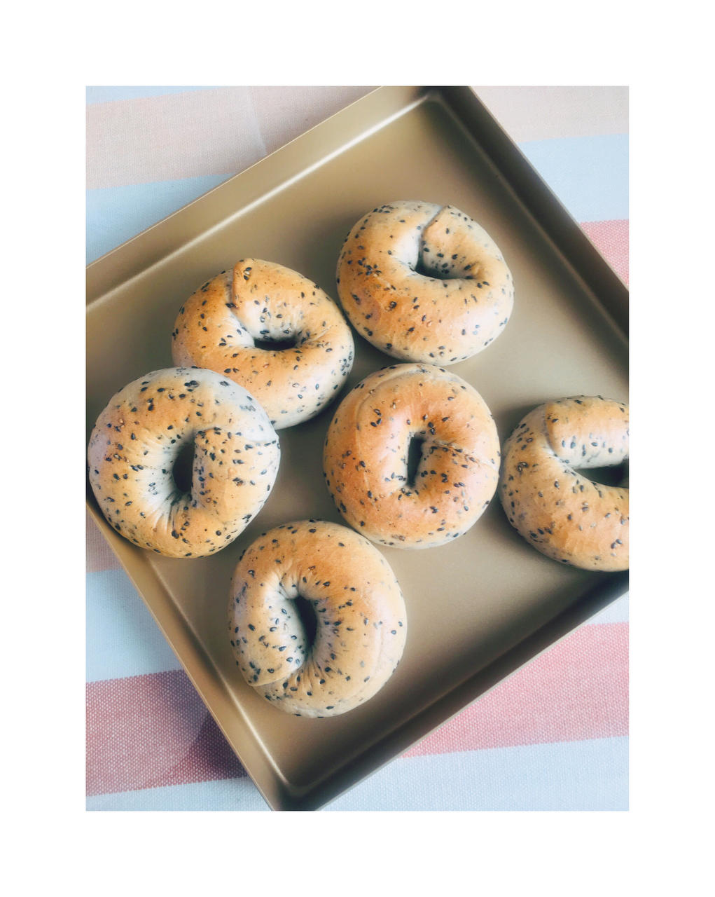 原味贝果🥯/黑芝麻贝果🥯