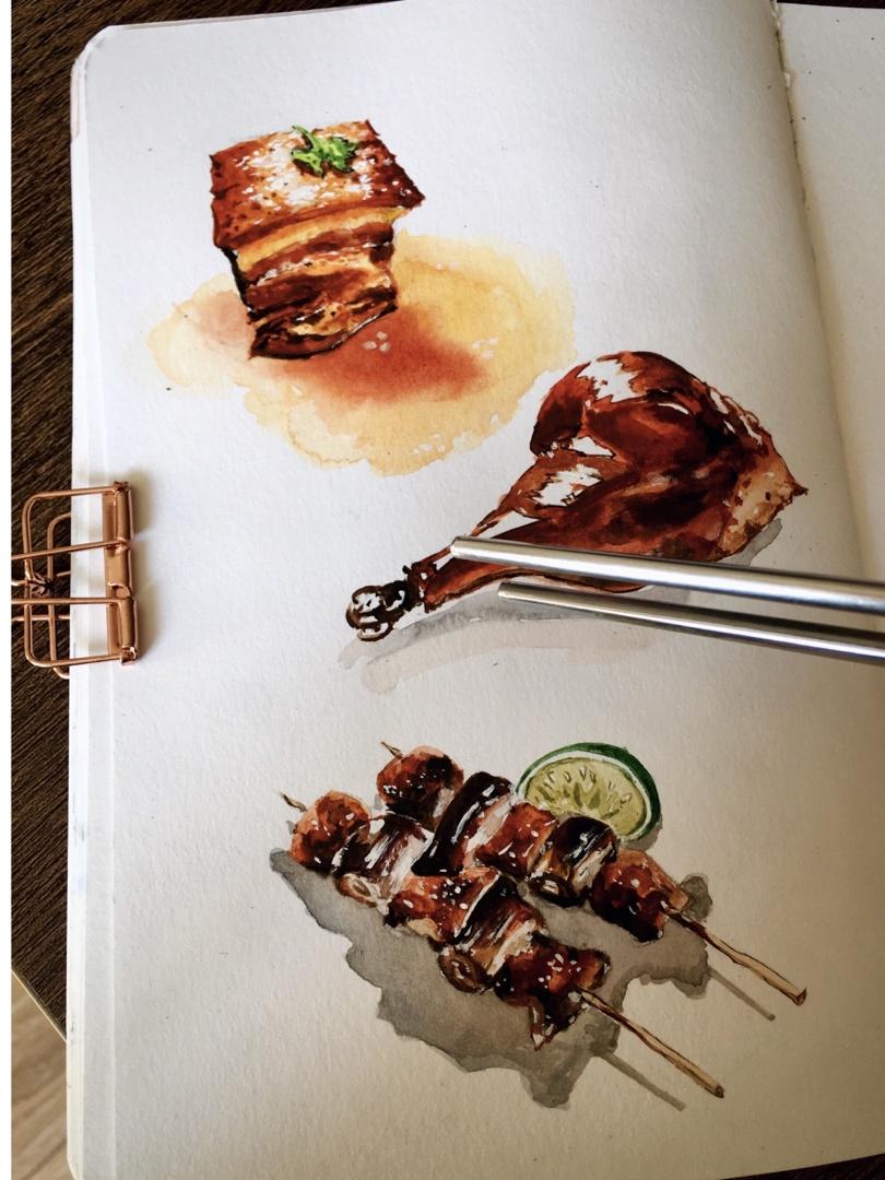 画过🎨就算吃过🥢