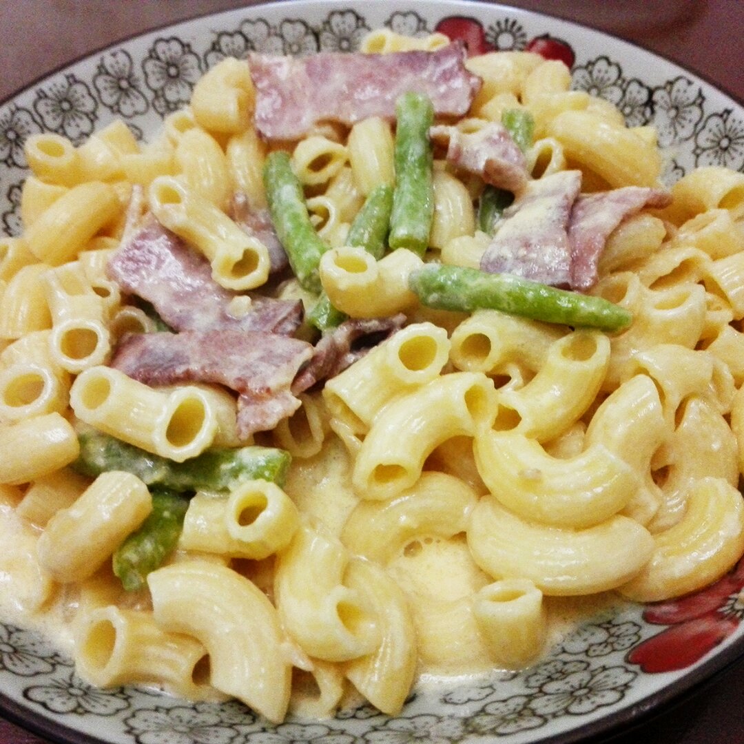 超简单的奶汁培根意面Carbonara